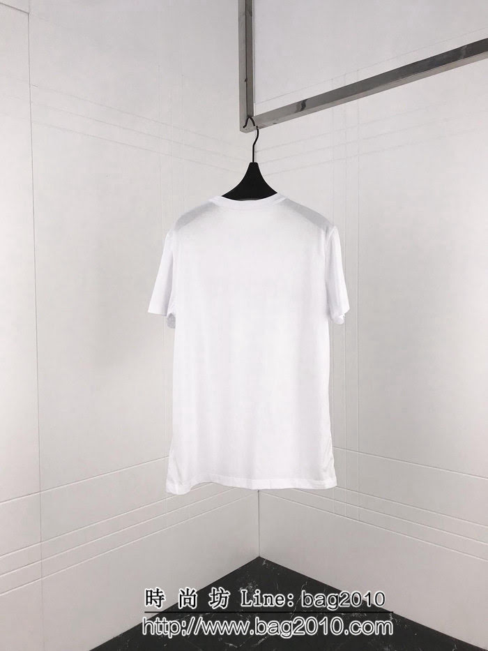 VERSACE範思哲 19ss早春新款短袖 簡約字母印花logo 官網同步 男女同款 ydi2125